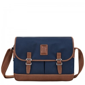 Longchamp Boxford L Crossbody Bag Blauw | JBUW09426