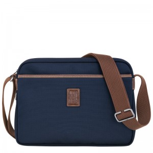 Longchamp Boxford M Camera Bag Blauw | VLOQ85102