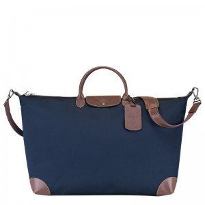 Longchamp Boxford M Travel Bag Blauw | XMHC42095