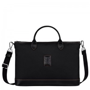 Longchamp Boxford S Briefcase Zwart | JTUY75981