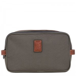 Longchamp Boxford Toiletry Case Bruin | DJRC15694