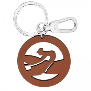 Longchamp Box-trot Key Rings Cognac | PQCN87963