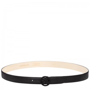 Longchamp Box-trot Ladies' Belt Zwart | GNHS54039