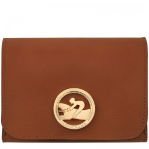 Longchamp Box-trot Wallet Cognac | FQXP28173