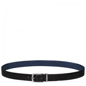 Longchamp Delta Box Belt Zwart Donkerblauw | RYIJ28547