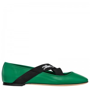 Longchamp Energy Ballerinas Groen | XQAL46195