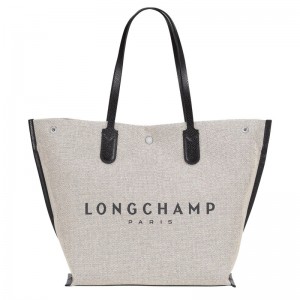 Longchamp Essential L Tote Bag Ecru | ERXY20851