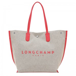 Longchamp Essential L Tote Bag Strawberry | JAYC83746