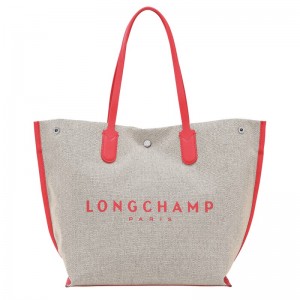 Longchamp Essential L Tote Bag Strawberry | YUIS67294