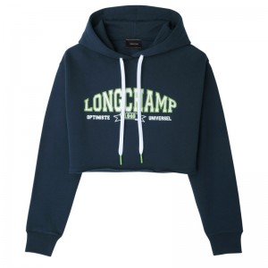 Longchamp Hoodie Donkerblauw | METO15024