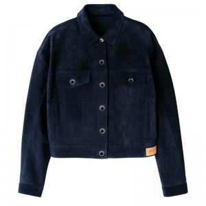 Longchamp Jacket Donkerblauw | DZIA48075