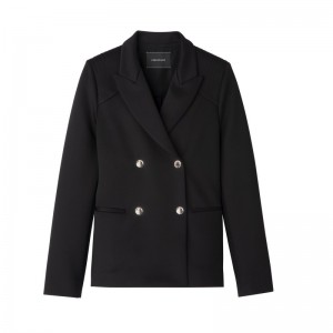 Longchamp Jacket Zwart | ZOBQ43582