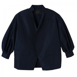 Longchamp Kimono Jacket Donkerblauw | YMUV31759