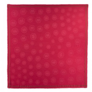 Longchamp La Médaille Longchamp Shawl Magenta | OACG54039