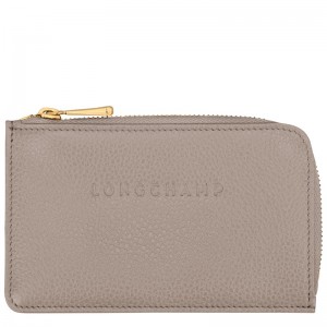 Longchamp Le Foulonné Card Holder Turtledove | CNTU82073