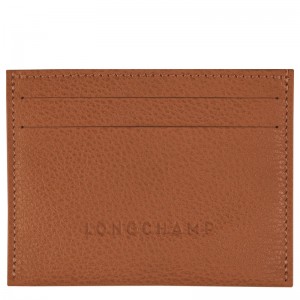 Longchamp Le Foulonné Cardholder Caramel | RBQG21395