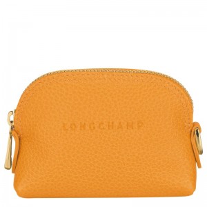 Longchamp Le Foulonné Coin Purse Abrikoos | KMBI12793