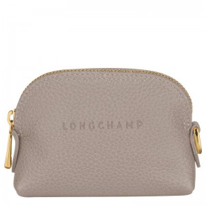 Longchamp Le Foulonné Coin Purse Turtledove | RUCG21739