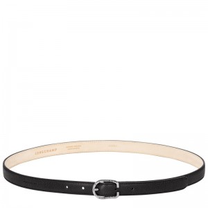 Longchamp Le Foulonné Ladies' Belt Zwart | MPVX13902