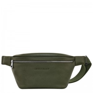 Longchamp Le Foulonné M Belt Bag Khaki | DLNG64280