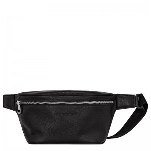 Longchamp Le Foulonné M Belt Bag Zwart | IUZM71698