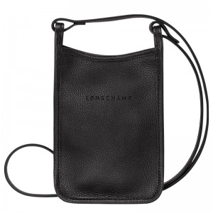 Longchamp Le Foulonné Phone Case Zwart | SYLA26091