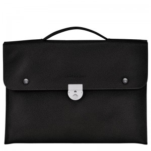 Longchamp Le Foulonné S Briefcase Zwart | CDOZ78012