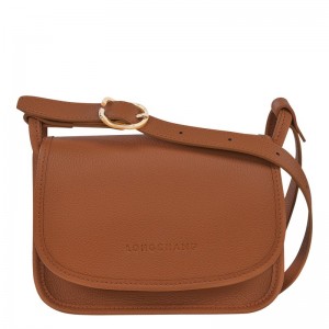 Longchamp Le Foulonné S Crossbody Bag Caramel | DXKL40385