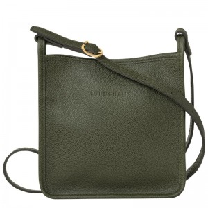 Longchamp Le Foulonné S Crossbody Bag Khaki | GXFN30257