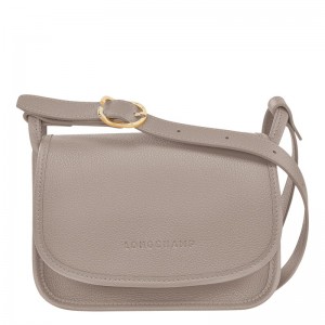 Longchamp Le Foulonné S Crossbody Bag Turtledove | IHYA30286