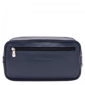 Longchamp Le Foulonné Toiletry Case Donkerblauw | JENK81704