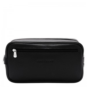 Longchamp Le Foulonné Toiletry Case Zwart | BZTM56431