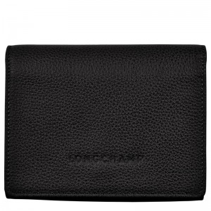 Longchamp Le Foulonné Wallet Zwart | MUAF36940