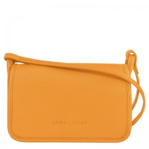 Longchamp Le Foulonné Xs Clutch Abrikoos | QBTM83097