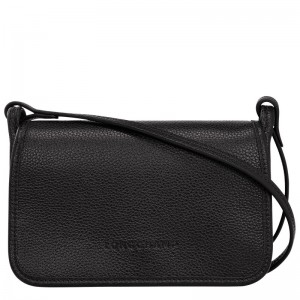 Longchamp Le Foulonné Xs Clutch Zwart | ZXDF60912