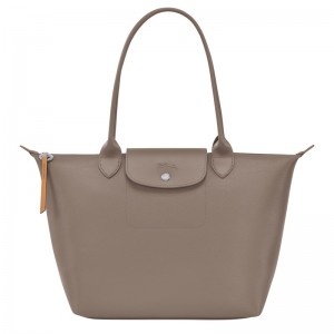 Longchamp Le Pliage City M Tote Bag Taupe | PXGY81093