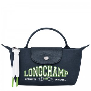 Longchamp Le Pliage Collection Pouch Donkerblauw | OIDP69317