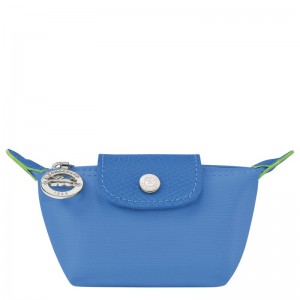 Longchamp Le Pliage Green Coin Purse Cornflower | NRCF52813