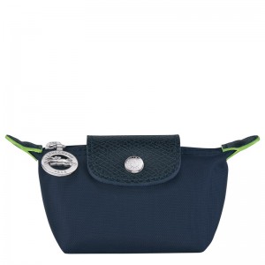 Longchamp Le Pliage Green Coin Purse Donkerblauw | WQGC21530