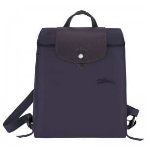 Longchamp Le Pliage Green M Backpack Bilberry | BOKW97148