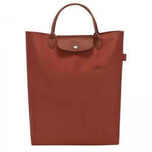 Longchamp Le Pliage Green M Tote Bag Chestnut | ZMKG91348