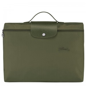 Longchamp Le Pliage Green S Briefcase Forest | GKIT76905