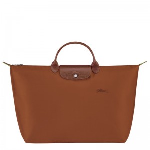 Longchamp Le Pliage Green S Travel Bag Cognac | XFMG26308