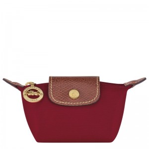 Longchamp Le Pliage Original Coin Purse Rood | MOPE20345