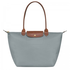 Longchamp Le Pliage Original L Tote Bag Steel | PHFC45086