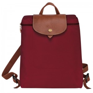 Longchamp Le Pliage Original M Backpack Rood | XIRU74801