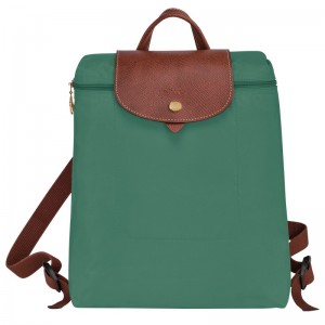 Longchamp Le Pliage Original M Backpack Sage | LJNE67195