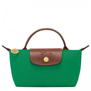 Longchamp Le Pliage Original Pouch With Handle Groen | VJUL40672