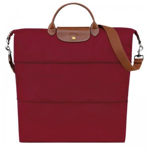 Longchamp Le Pliage Original Travel Bag Expandable Rood | OHQY86712