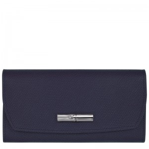 Longchamp Le Roseau Continental Wallet Bilberry | IFHO20981